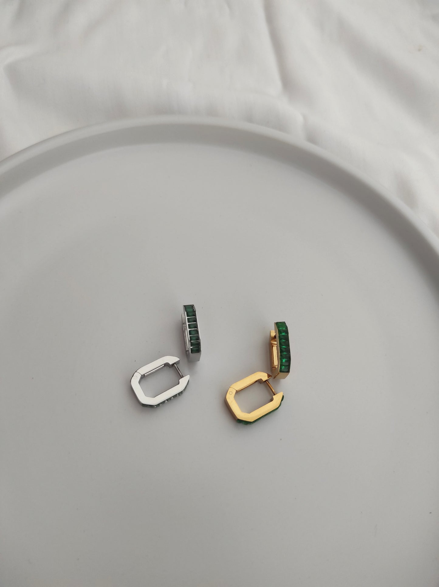 Emerald earrings