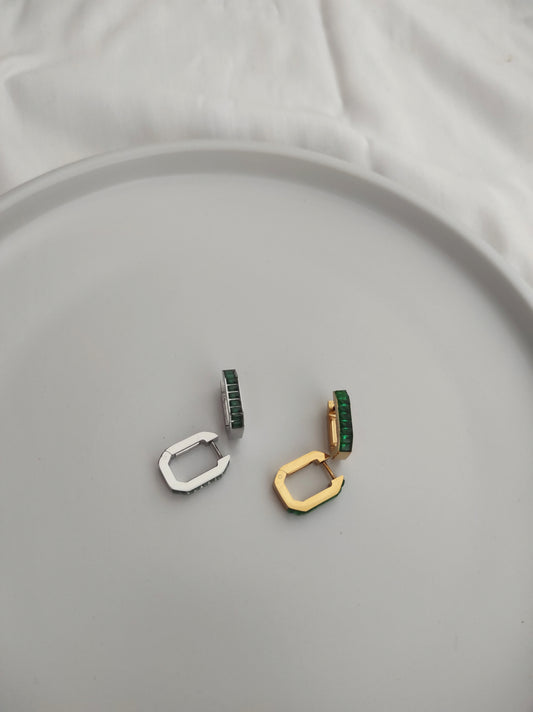 Emerald earrings